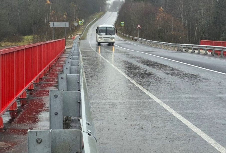 Калужская область: на трассе Калуга – Ферзиково – Таруса – Серпухов отремонтирован мост