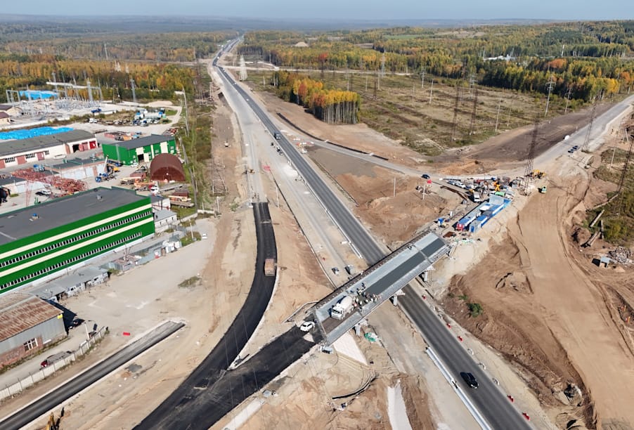 Пермский край: реконструкция более 3-х км трассы Кунгур – Соликамск выполнена почти на 80 %